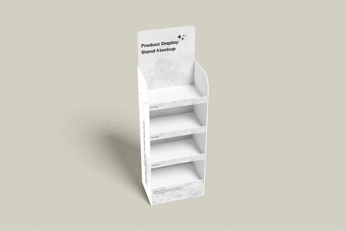 Product Display Stand Mockup, an Advertising Mockup by Twins_studio926 (Photo 3 of 5)
