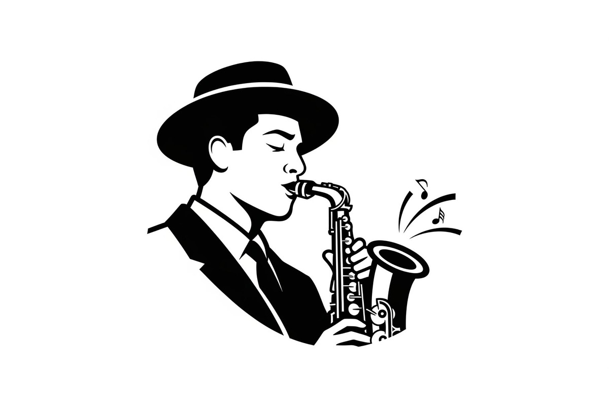 Saxophone Music Love Vector Bundle, an Illustration by Designs_River (Photo 32 of 51)