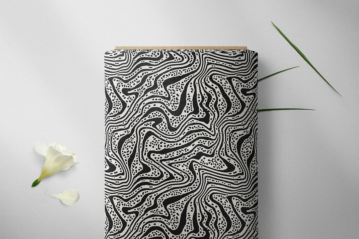 Ripples. Seamless Patterns Set, a Pattern Graphic by Curly_Pat (Photo 4 of 5)