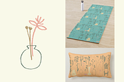 zen floral doodles, a Decorative Illustration by dxxb studio (Thumbnail 2 of 3)