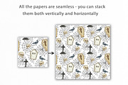 Watercolor Halloween Patterns, a Pattern Graphic by SvetaArtStore (Thumbnail 3 of 6)