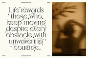Eloires Elegant Stylish Serif Font, a Serif Font by Heinzel Std (Thumbnail 2 of 11)