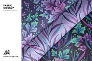 Three Cotton Fabrics Mockup, a Household Mockup by Andrea Muller (Thumbnail 1 of 7)
