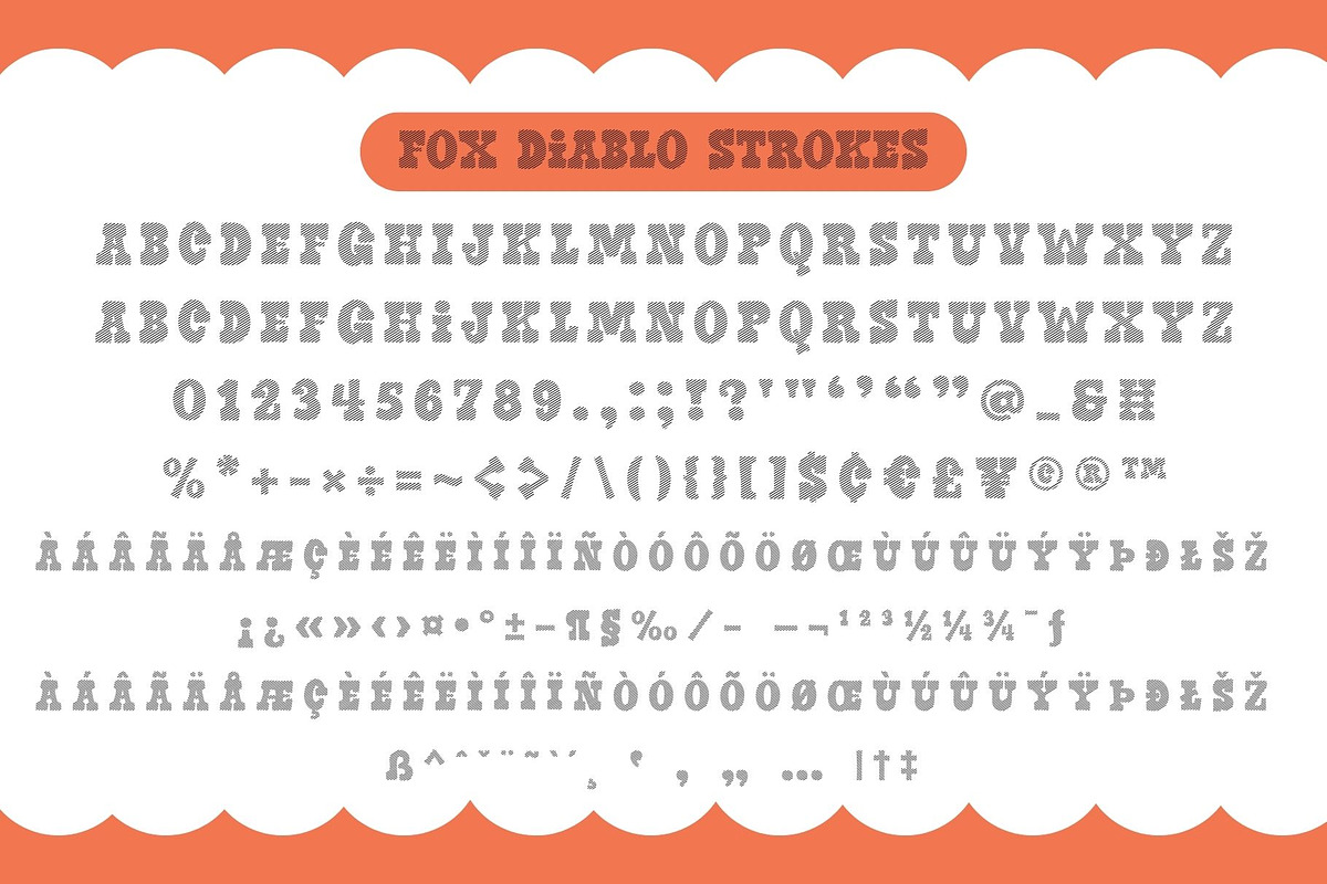 Fox Diablo 5 Fonts Style, a Slab Serif Font by Fox7 By Rattana (Photo 8 of 11)