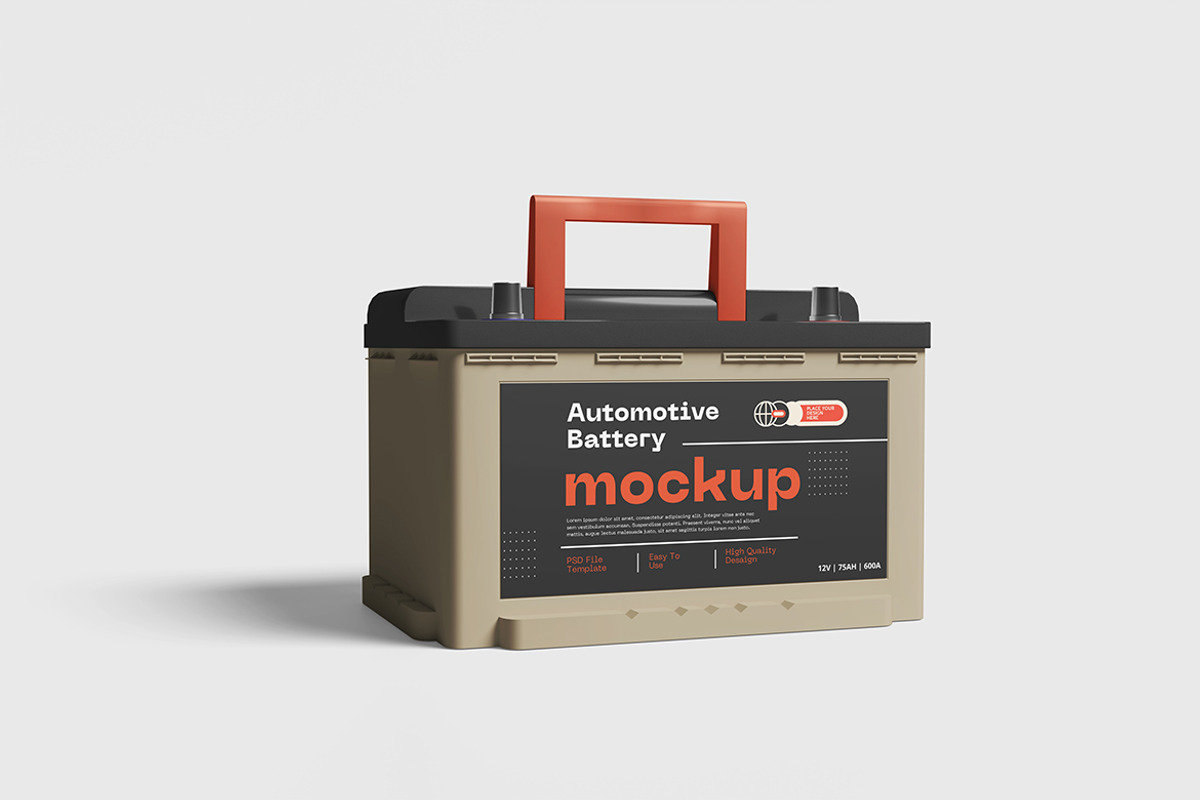 Automotive Battery Mockup, a Product Mockup by bimockup (Photo 6 of 6)