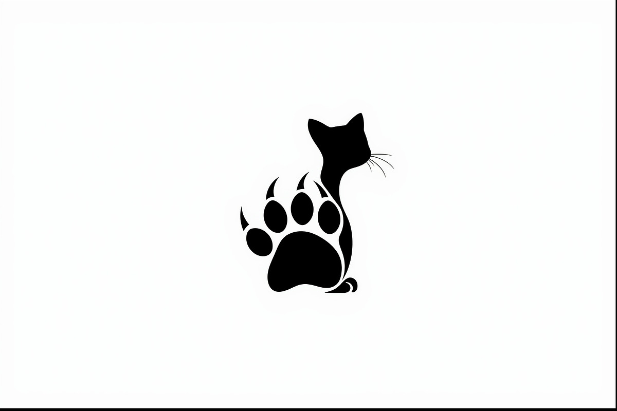 Paw Cutout Cat Clipart Bundle, an Illustration by jahid234 (Photo 6 of 9)