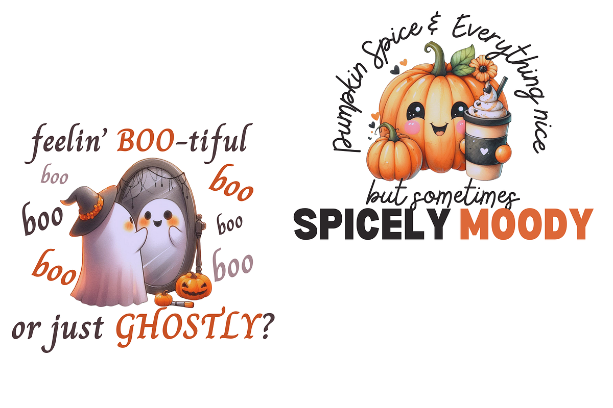 10 HALLOWEEN MOOD QUOTES BUNDLE, a Decorative Illustration by ClipArtTime (Photo 2 of 3)
