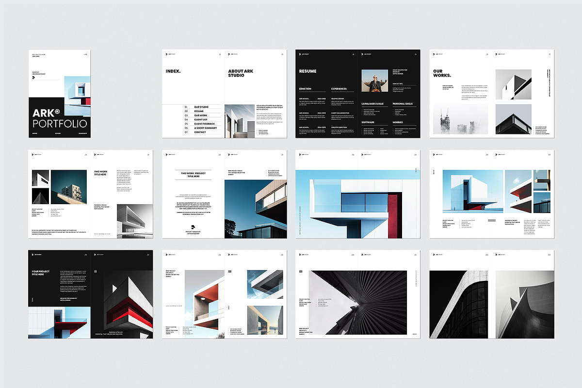 Architecture Portfolio Template, a Brochure Template by ArtisanaAura (Photo 17 of 18)