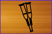 15 Crutch Silhouette Clipart Set, an Illustration by musafir_fashion (Thumbnail 2 of 4)