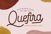 Quefira // Aesthetic Script Font, a Script Font by Vultype Co. (Thumbnail 1 of 12)