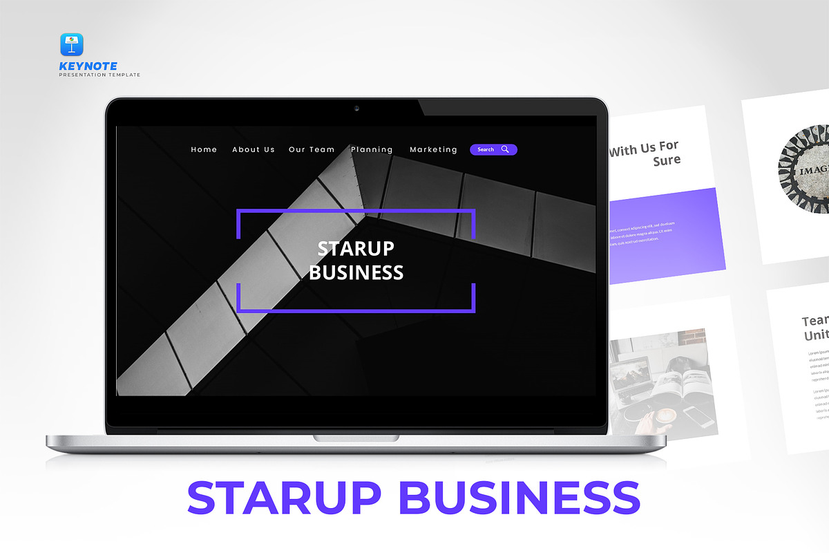 Business Pitch Deck Keynote, a Presentation Template by Glowin_studio (Photo 2 of 3)