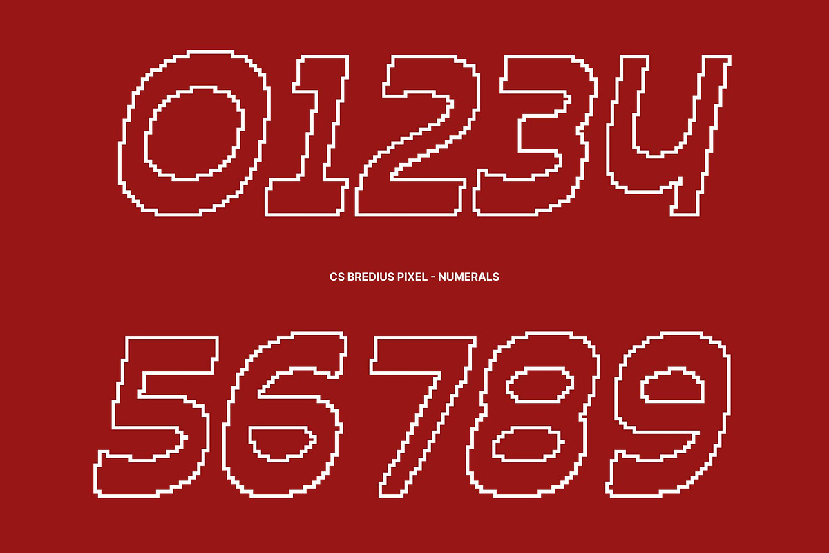 CS Bredius Pixel, a Sans Serif Font by Craft Supply Co. (Photo 5 of 8)