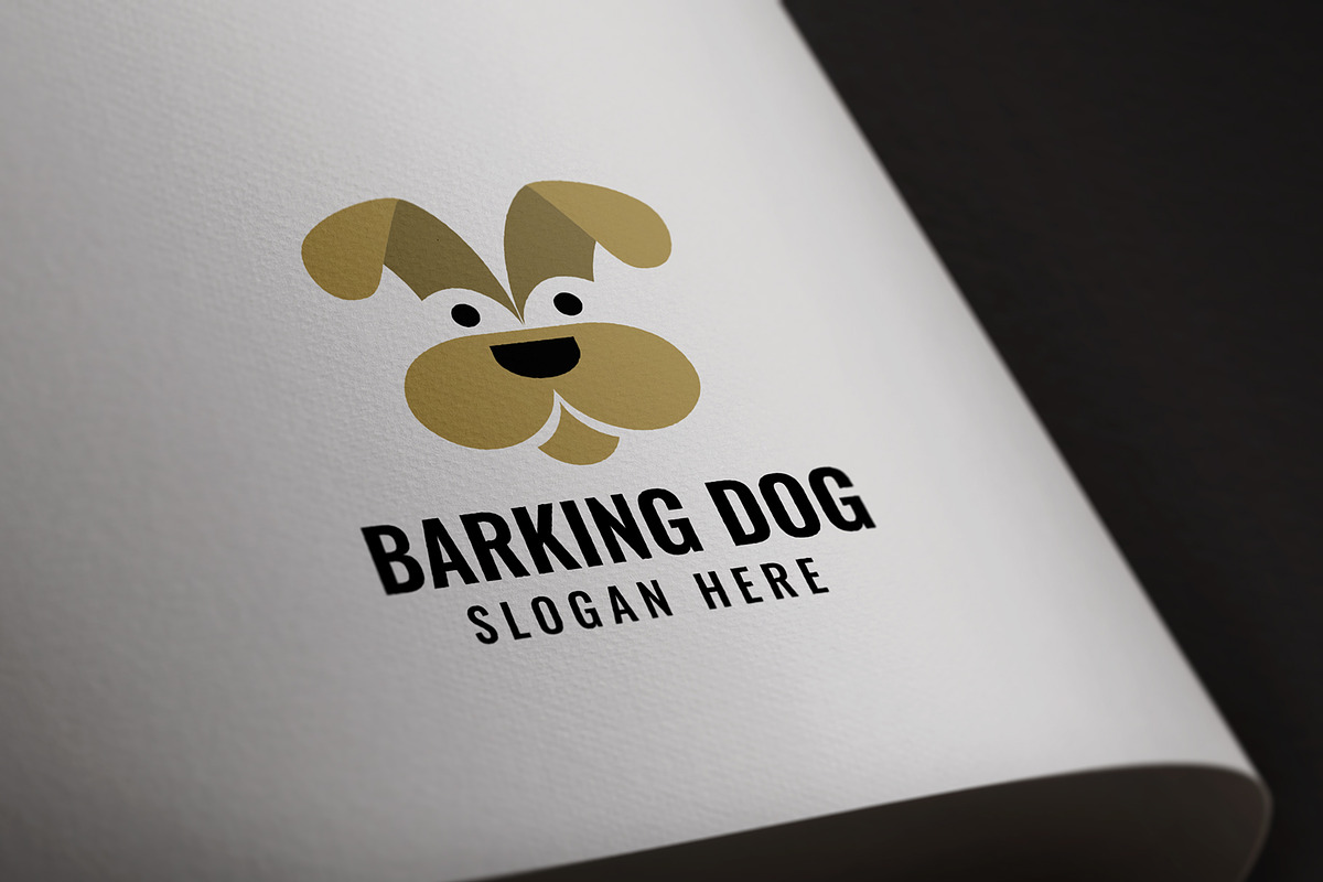 Modern Barking Dog Logo Template, a Branding & Logo Template by HueNestify (Photo 2 of 3)