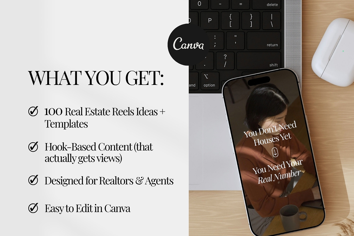 100 Real Estate Reels for Realtors, a Social Media Template by Instprofi | Studio Estimo (Photo 4 of 8)
