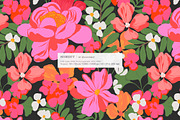 Bold Bloom Tropical Flower Pattern, a Pattern Graphic by likorbut (Thumbnail 10 of 14)
