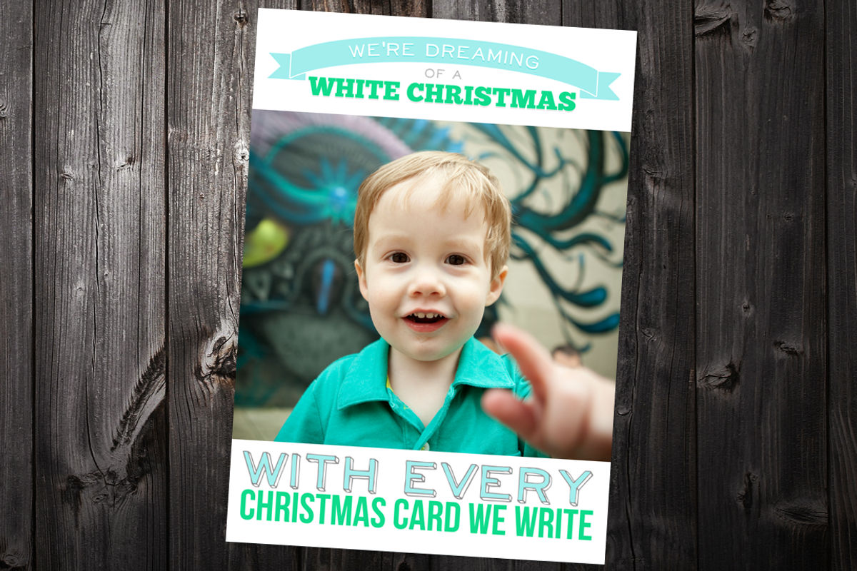 NOEL: 5x7 Xmas Card Template, a Card Template by Saunter Studios (Photo 3 of 3)