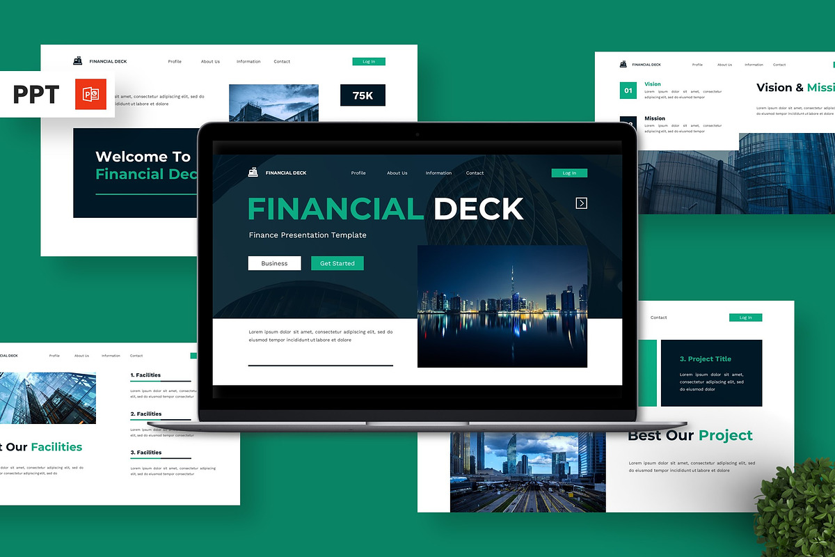 Financial Deck - Finance Powerpoint