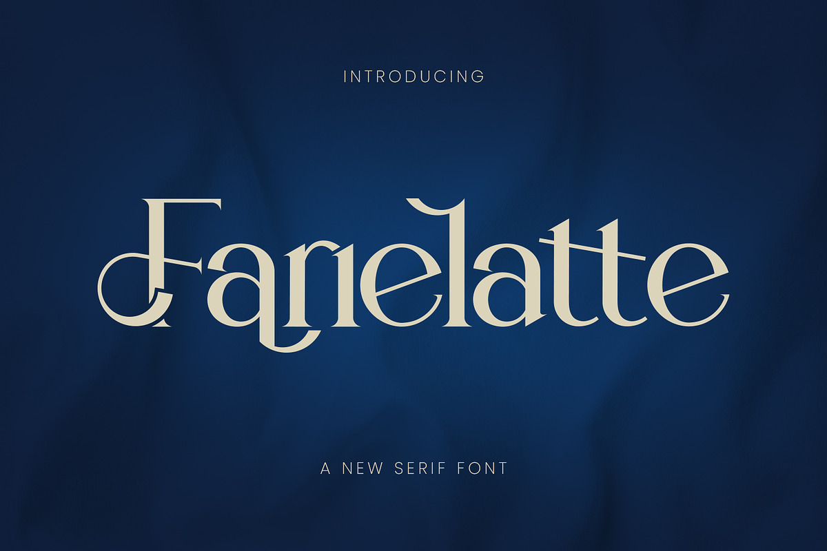 Farielatte, a Serif Font by Rishsketch (Photo 1 of 13)