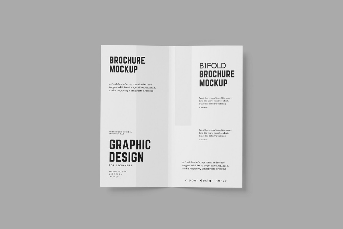 Bifold Brochure  Mockup, a Books & Magazine Mockup by YurnalisPerix (Photo 2 of 5)