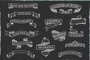 SET of vintage frames and badges, a Decorative Illustration by ARSCOR (Thumbnail 5 of 5)