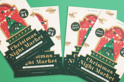 Christmas Night Market Flyer Set, a Flyer Template by KMZVR.Lab (Thumbnail 2 of 6)