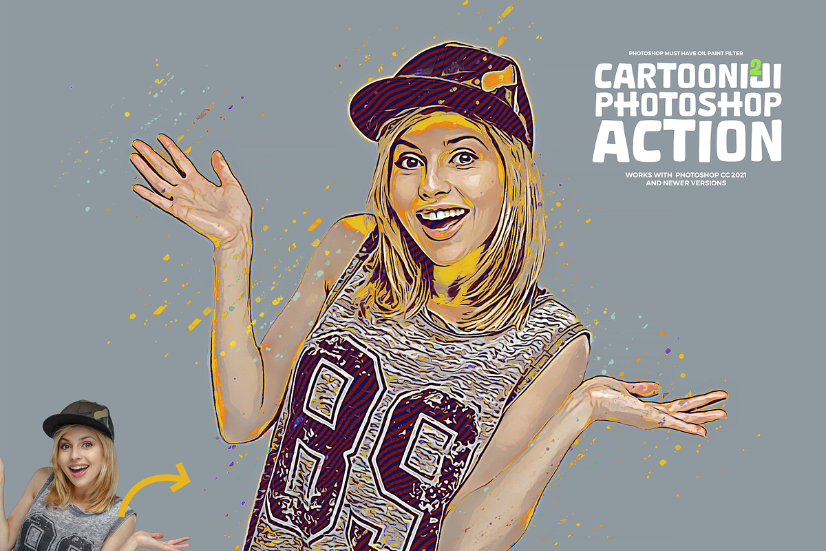 CartooNIJI 2 Photoshop Action, an Action Add-On by iHemalaya (Photo 2 of 4)