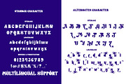 Gloofunky - Elegant Display Font, a Serif Font by Qweera Studio (Thumbnail 10 of 10)