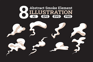 Abstract Smoke Element Illustration