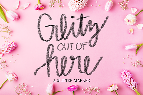 Glitz out of Here Procreate Brush preview 2