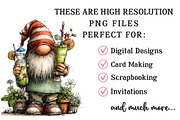 Whimsical Summer Gnome Clipart, an Illustration by OK Design (Thumbnail 5 of 6)