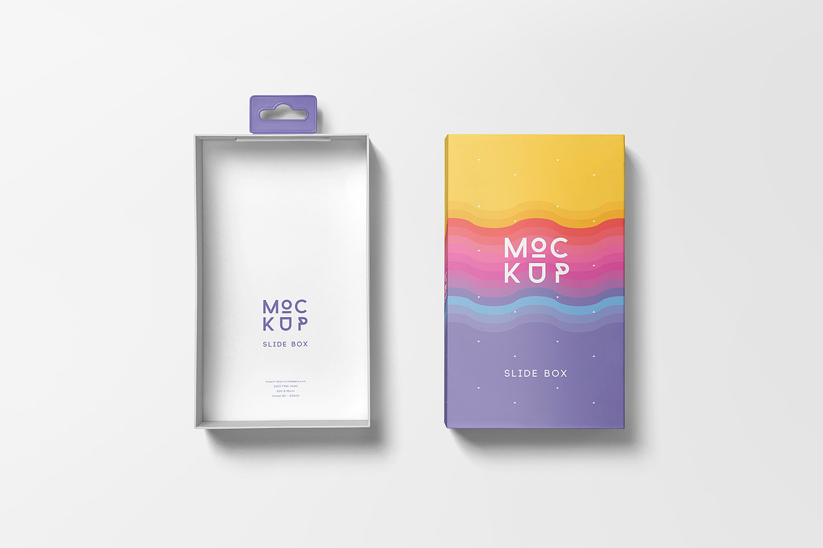 Slide Box Mockup, a Product Mockup by PixelVoyager (Photo 3 of 7)