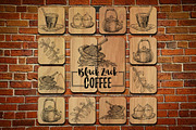 Watercolor Coffee Element, a Food Illustration by Graphobia (Thumbnail 8 of 10)