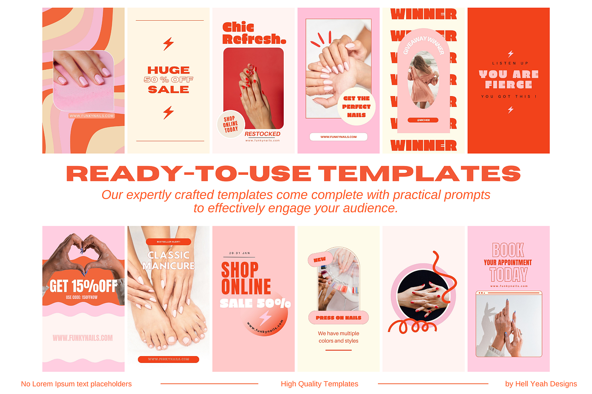 Cherry Instagram Story Templates, a Social Media Template by Hell Yeah Designs (Photo 3 of 8)