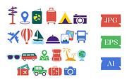Travel Adventure Illustration Set, an Object Illustration by Artnivora.Std (Thumbnail 2 of 3)