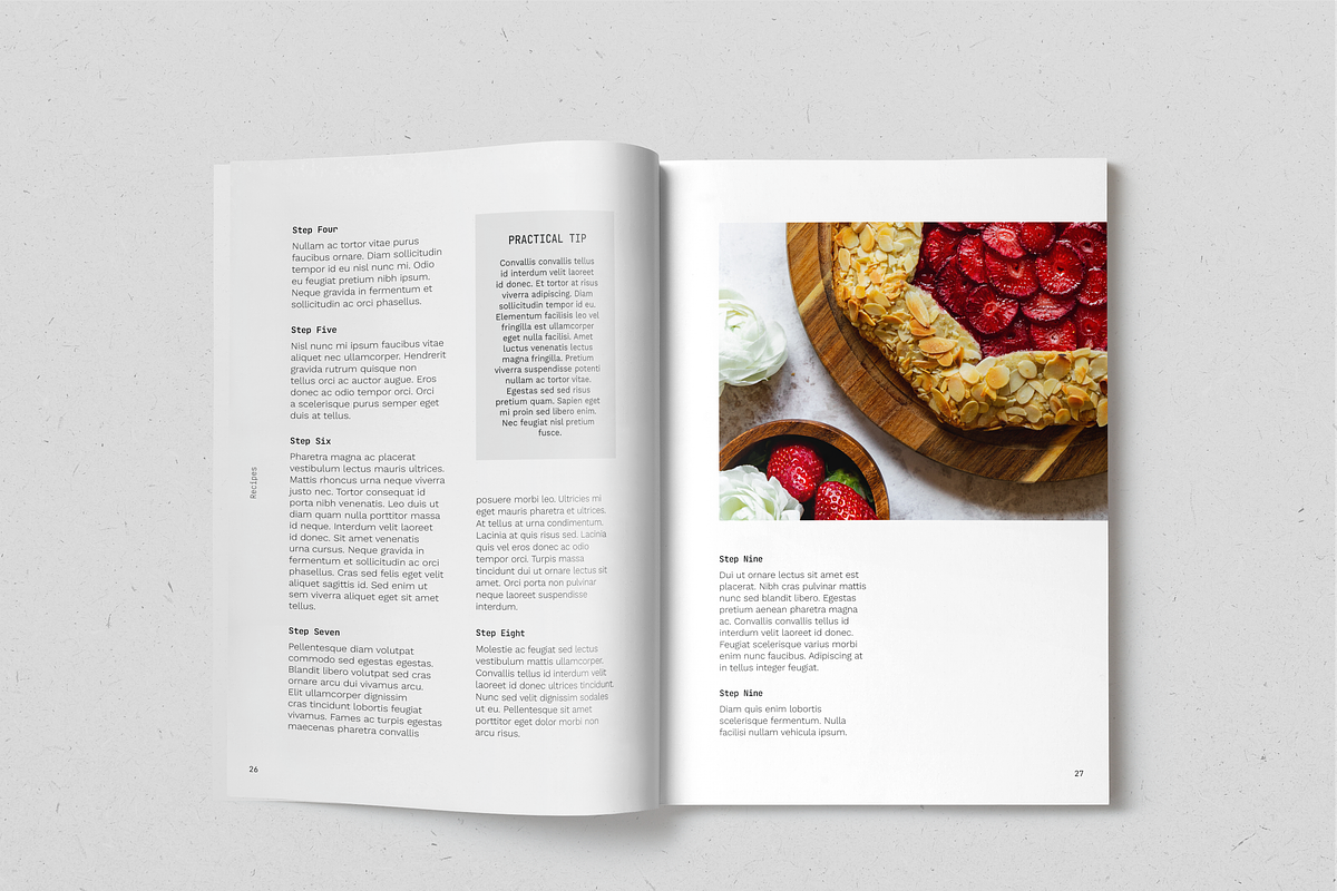 Healthy Desserts Recipe Book, a Magazine Template by SonaGeciova (Photo 15 of 19)