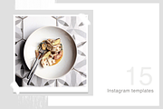 MINIMAL 15 instagram templates, a Social Media Template by Kristina Dubnovitskaya (Thumbnail 3 of 8)