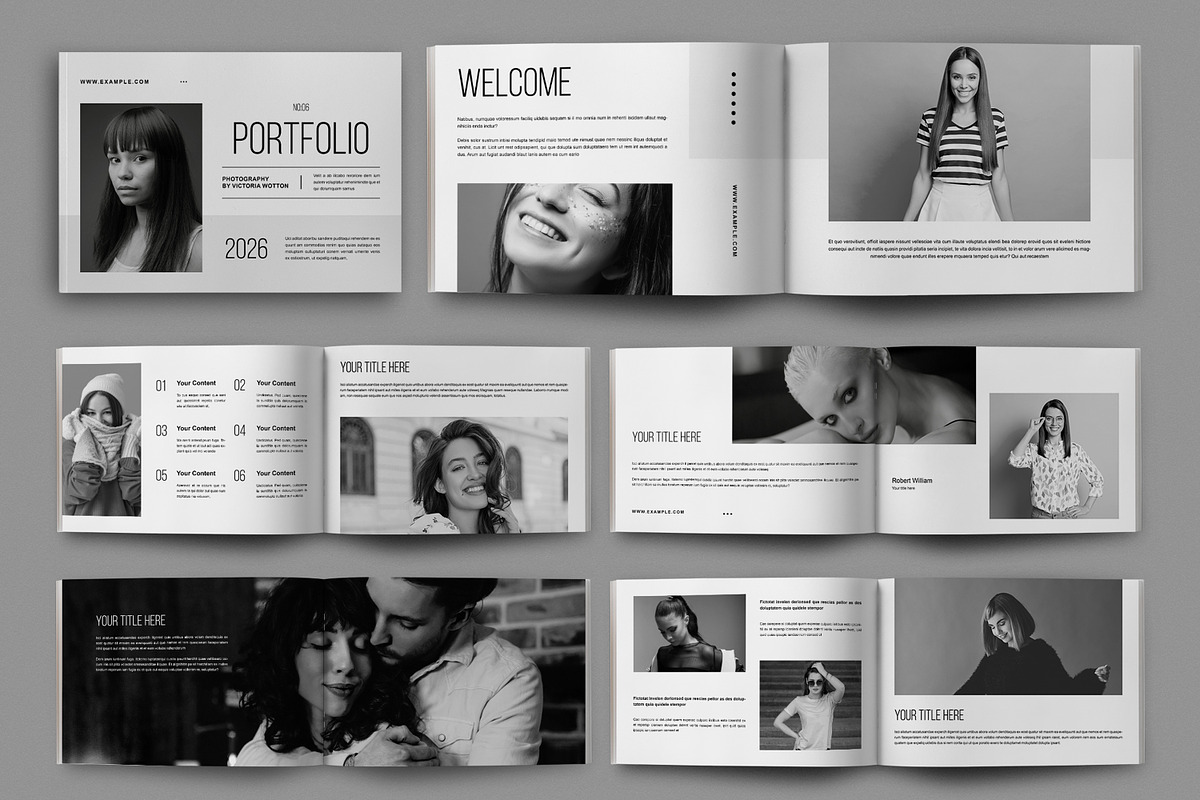 Portfolio Magazine Layout