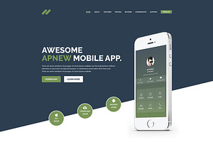 Landing Page Template - Apnew