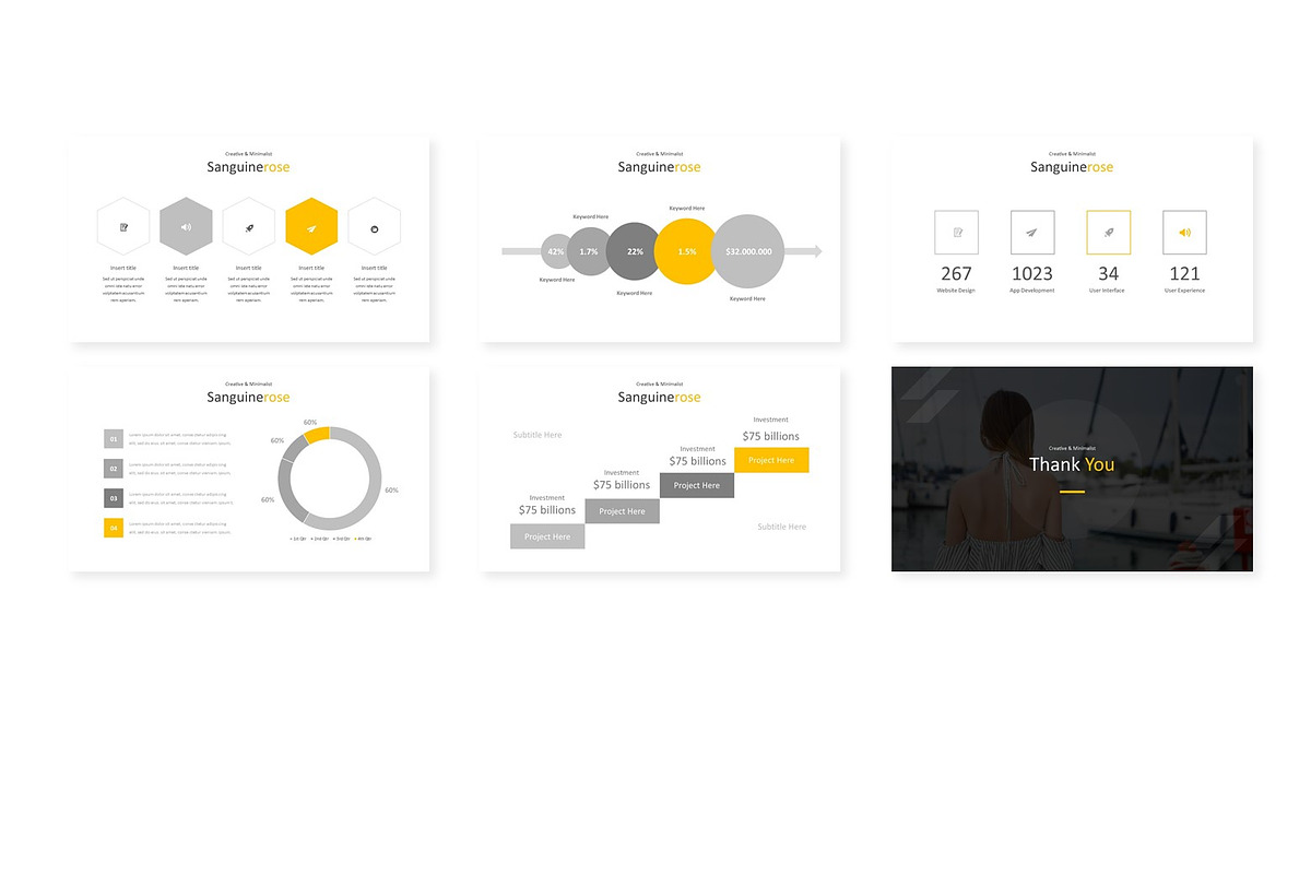 Sanguinerose - Keynote Template, a Presentation Template by AQR Studio