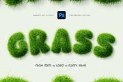 Grass Effect Photoshop Action, an Action Add-On by Andrew Skoch Design (Thumbnail 1 of 6)