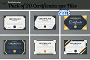 20 Creative editable Certificate, a Branding & Logo Template by Aban's World (Thumbnail 3 of 16)