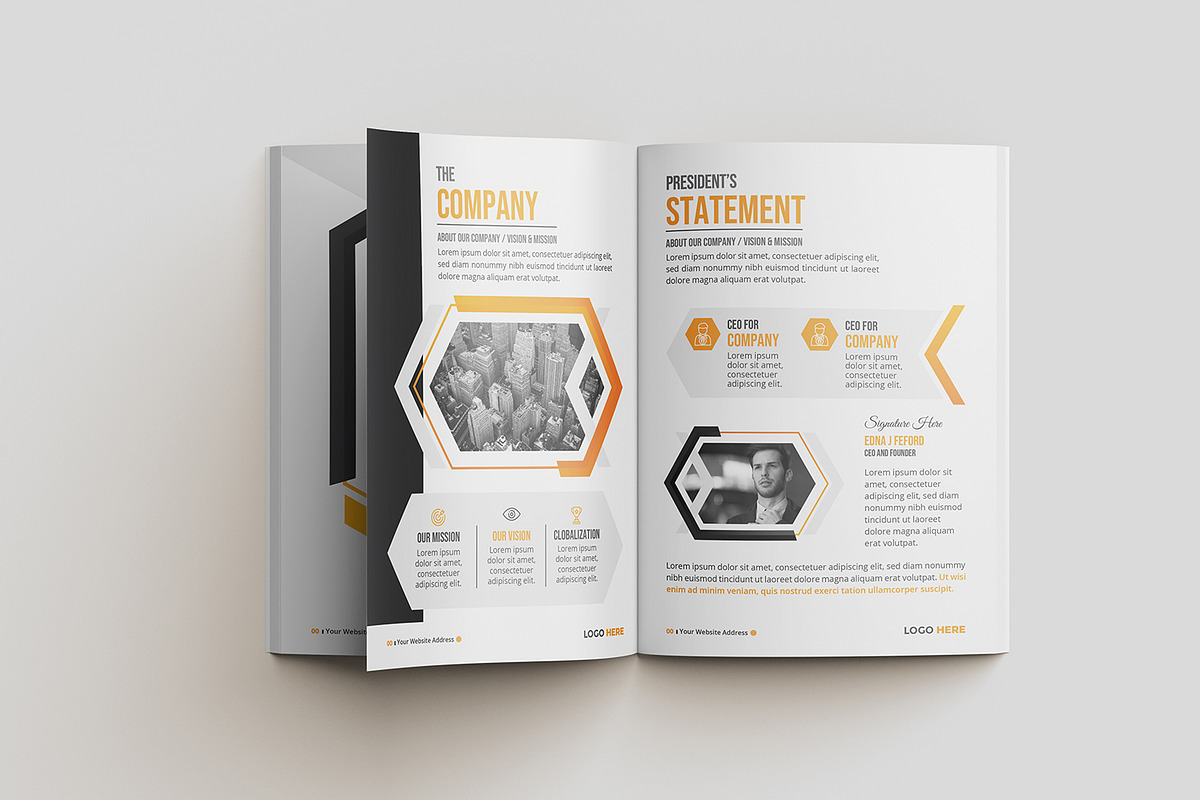 Multipurpose Business Brochure, a Brochure Template by gstudiovect21 (Photo 2 of 8)