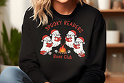 Festive Ghost Reading PNG, an Illustration by Craft Nest (Thumbnail 6 of 6)