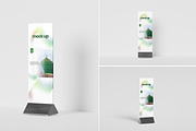 Roll Up Banner Mockup, a Design Template by kebunmockup (Thumbnail 1 of 4)