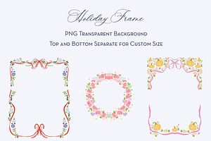 Hand Drawn Holiday Frames