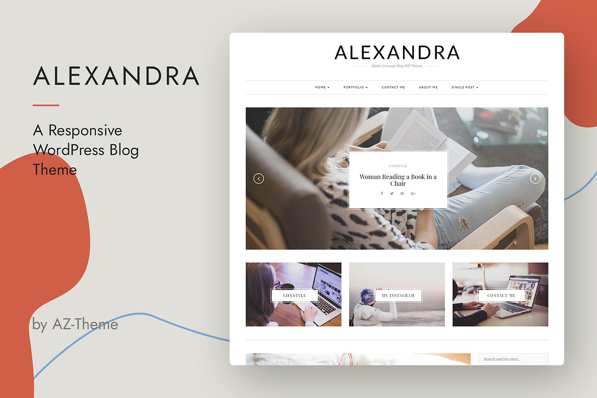Alexandra - WordPress Blog Theme, a WordPress Template by AZ-Theme (Photo 5 of 11)