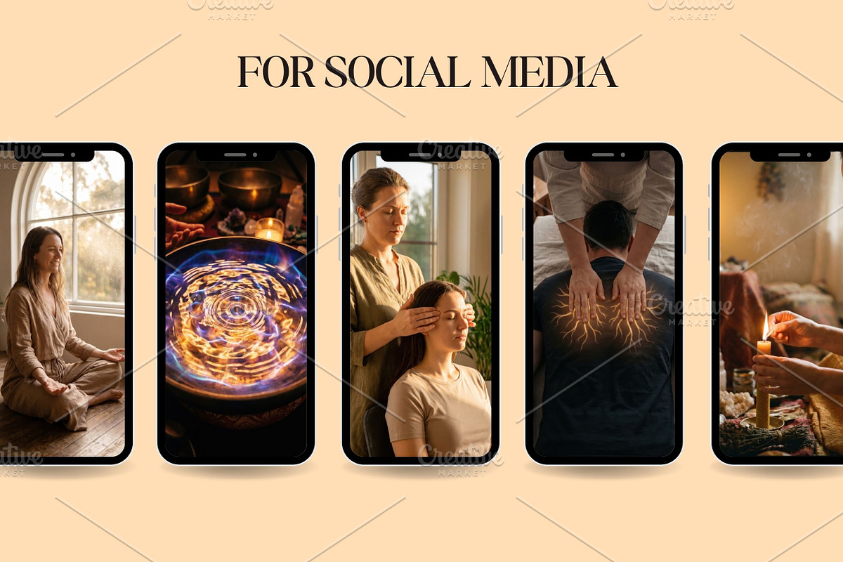 60 Reiki Healing Stock Images, a Health & Medical Photo by Selenique Studio (Photo 4 of 9)