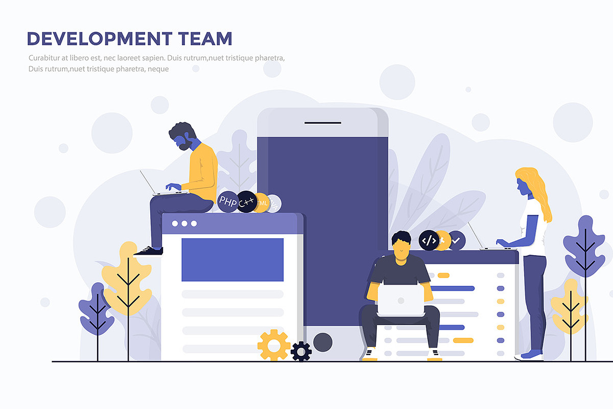 Modern Flat Design Business Concepts, a Person Illustration by Creative Graphics (Photo 2 of 12)