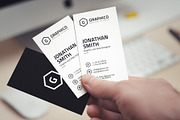 Simple Modern Business Card - 23, a Business Card Template by ND Design (Thumbnail 3 of 5)