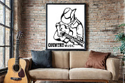 Country Music Cowboy Man with guitar, a Graphic by TanchaArt (Thumbnail 7 of 8)